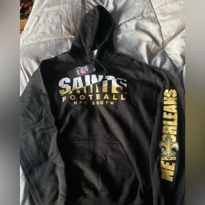 Junk Food Clothing NFL New Orleans Saints NFC South Hoodie. NWT